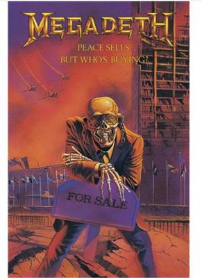 RZ383 Megadeth Premium Flag
