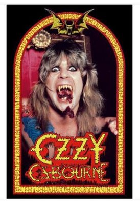 Ozzy - Speak of The Devil Premium Flag