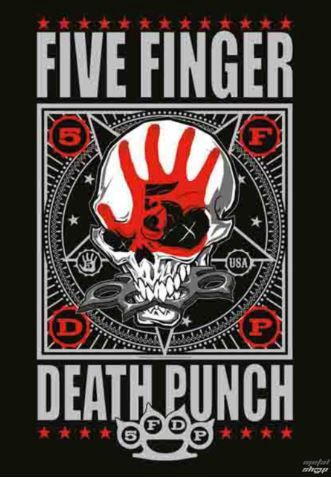 HFL1140 Five Finger Death Punch Flag