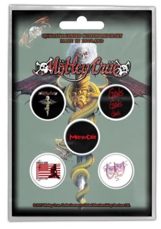 Motley Crue Pin Set