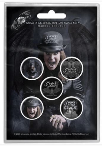 Ozzy Osbourne Pin Set