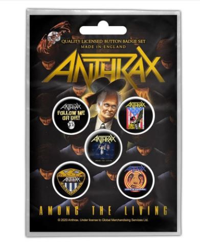 Anthrax Metal Pin