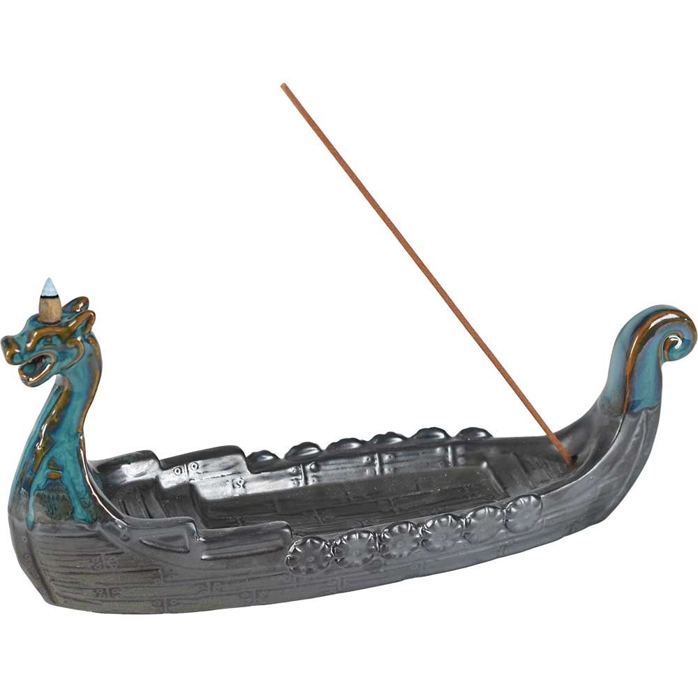 Viking Ship Incense Burner