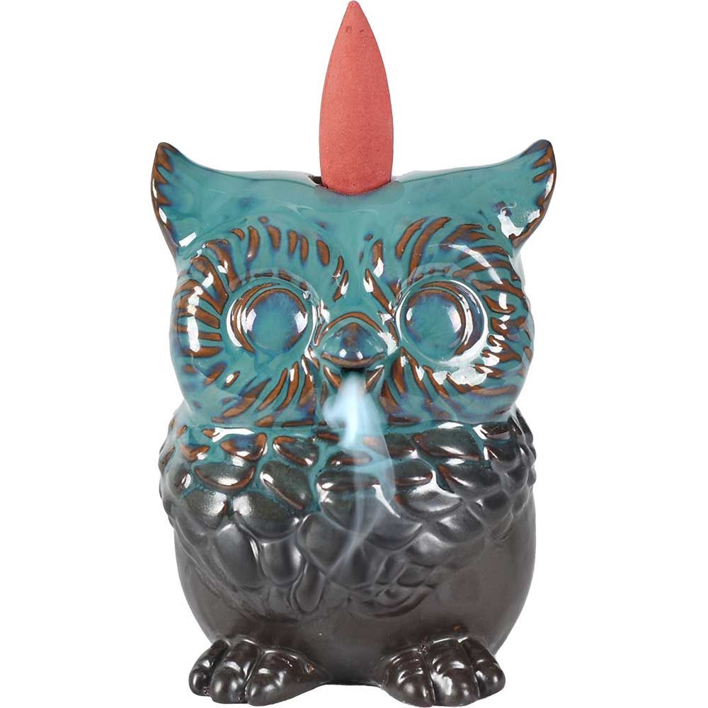 Owl Backflow Incense Burner