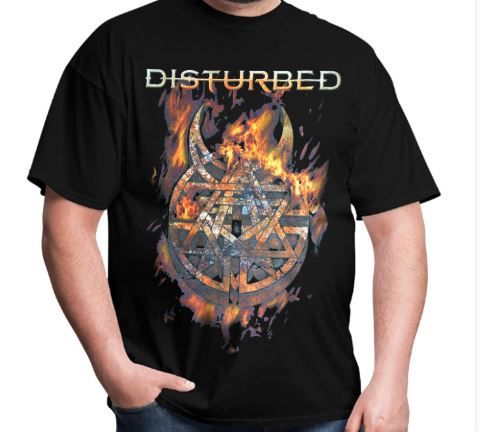 Disturbed – RP, Style: Burning Belief, Size: Small