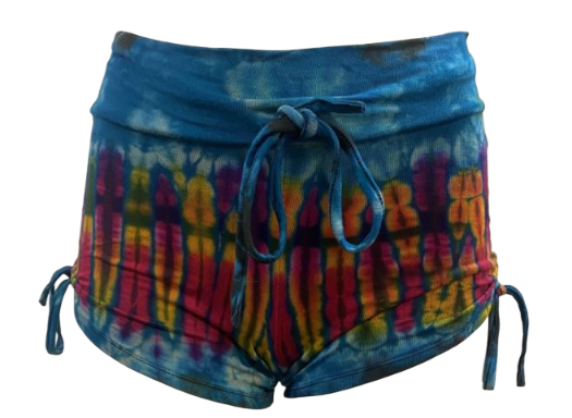 TH Tie Dye Shorts W/ Pull Side
