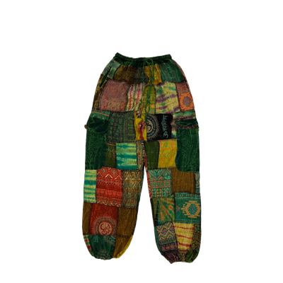 TH Patchwork Cargo Pants Elastic Ankle