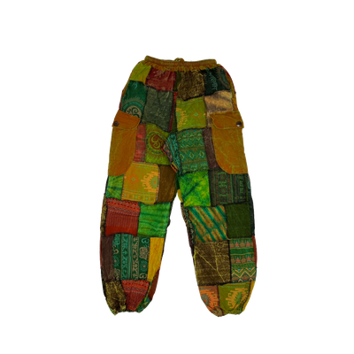 TH Patchwork Cargo Pants Elastic Ankle
