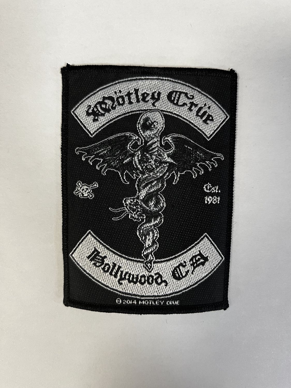 Motley Crue Patch, Style: A