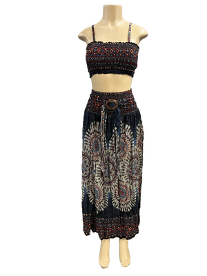 Rayon Skirt /Top Set