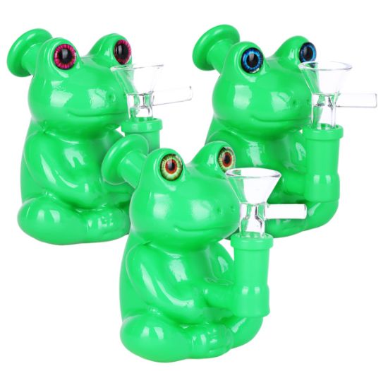 Froggy Glass Water Pipe 4.25&quot;