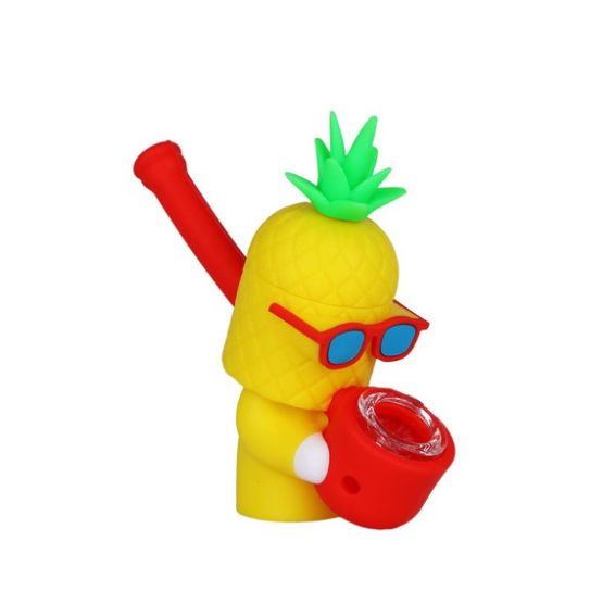 4&quot; Silicone Stash Handpipe, Style: Cool Guy