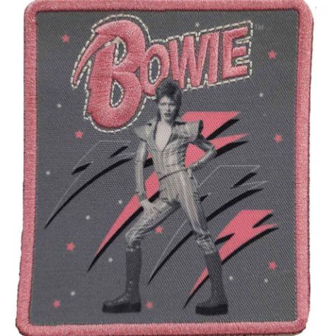 David Bowie Patch, Style: Pink Flash