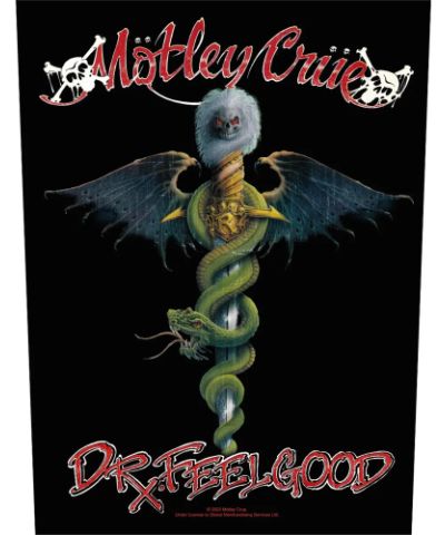 Motley Crue - Backpatch, Style: Dr. Feelgood