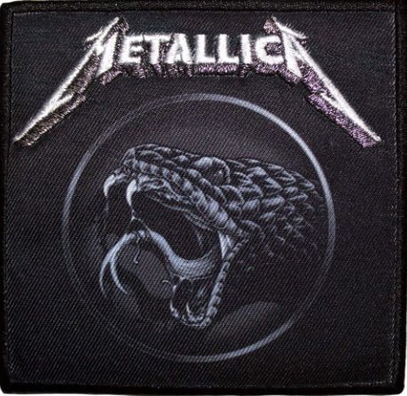 Metallica - Black Album Poster - Patch