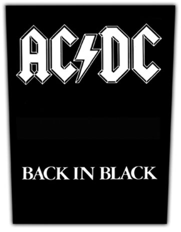 AC/DC - Back In Black - Backpatch