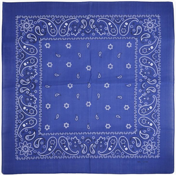 RP - Bandana, Colour: Blue Paisley