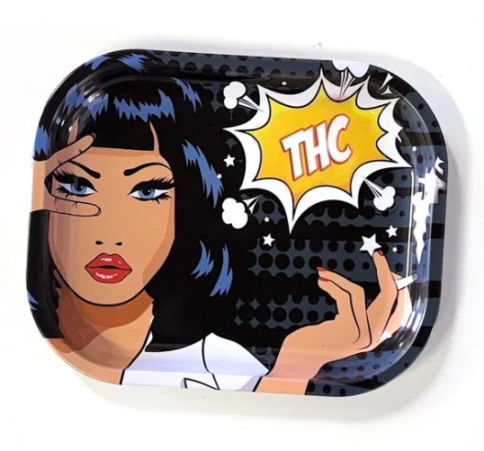 THC Girl - Rolling Tray - Small