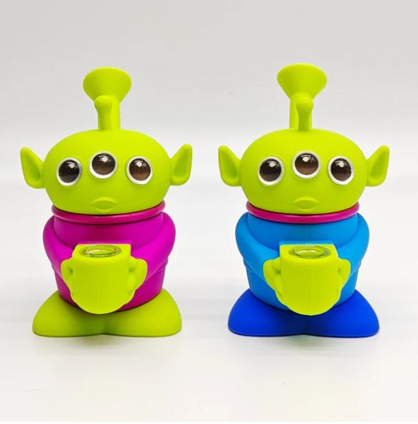 5&quot; Toy Story Alien - Silicone Bong