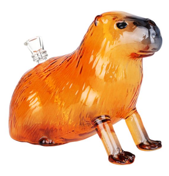 Capybara  - 7.5&quot; Glass Water Pipe