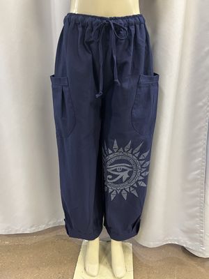 TH Harem Pant 026 Eye of Horus Straight Leg Cuffed
