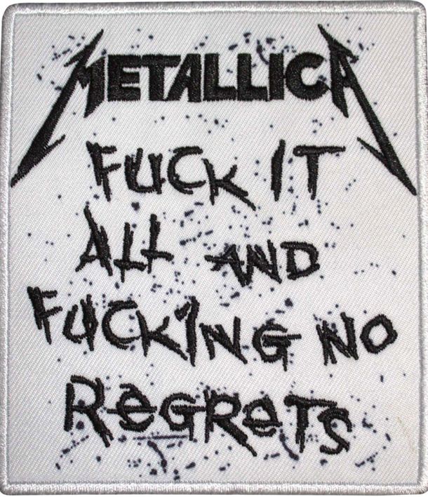 Metallica - No Regrets - Patch