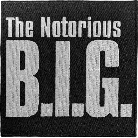 Notorious B.I.G. - Patch, Style: Notorious B.I.G.