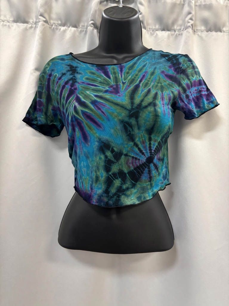 TH Tie Dye Crop Tee, Colour: A