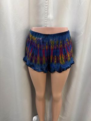 TH Tie Dye Shorts W/ Ruffle