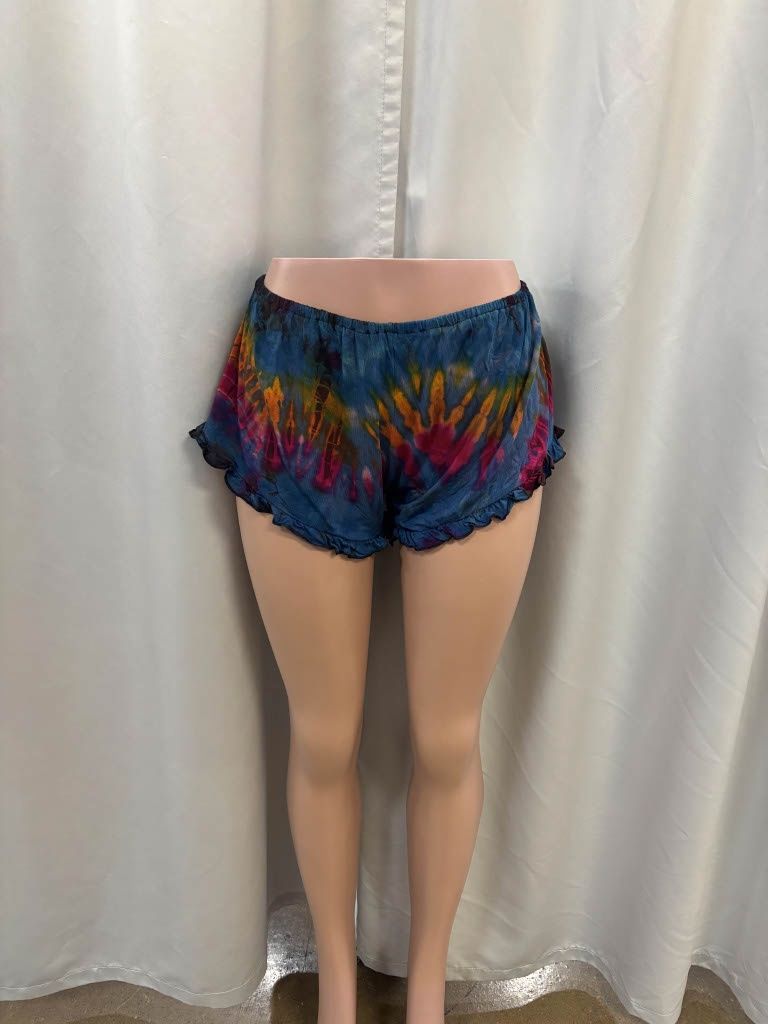 TH Tie Dye Shorts W/ Ruffle, Colour: A