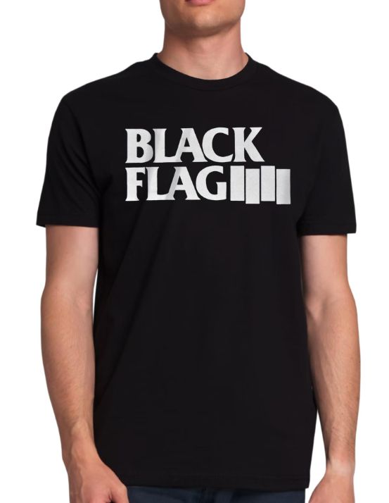 Black Flag - Logo - T-Shirt, Size: Small