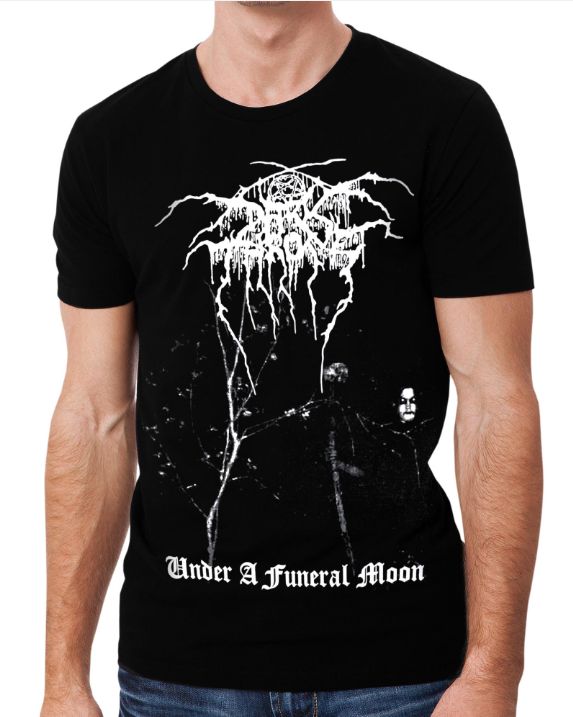 RP - Darkthrone - Under A Funeral Moon - T-Shirt, Size: Medium