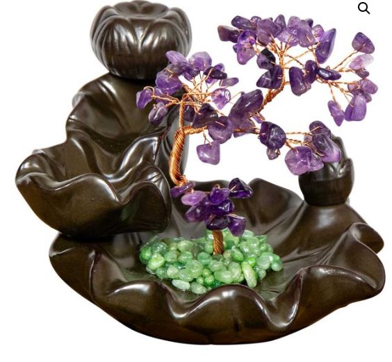 89777 - Gem Tree Backflow Incense Burner