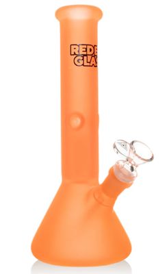 #REG190 - Red Eye Glass 10&quot; Frosted Beaker Bong w/ Dome Perc