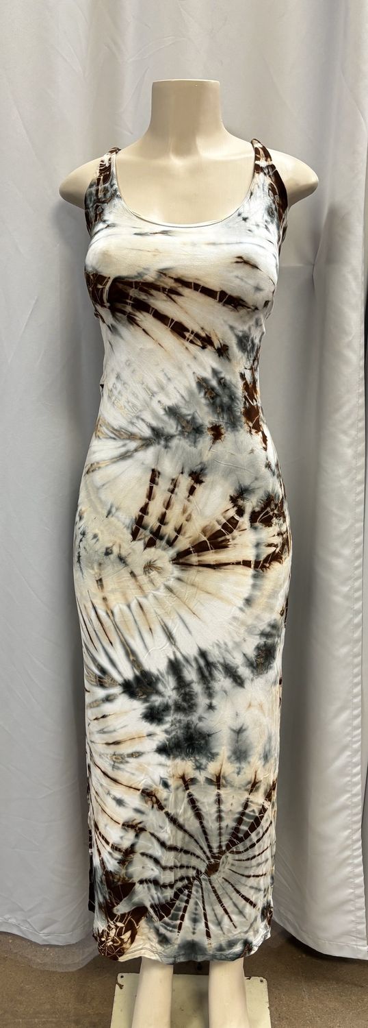TH Tie Dye Maxi Crossback Dress