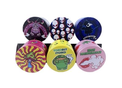 Wacky Grinderz - 2.5&quot; 4pc Grinder GR812