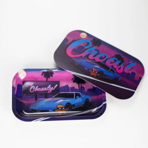 O Choast Rolls - Miami Vice Rolling Tray w/ Lid