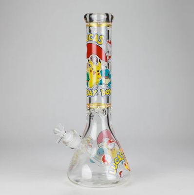 14&quot; Cartoon Glow In The Dark Beaker Bong
