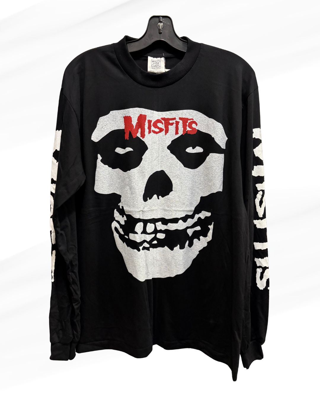 TH Misfits Skull Longsleeve Shirt, Size: Medium