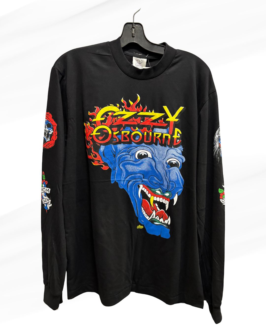 TH Ozzy Osbourne Tattoos Longsleeve Shirt, Size: Medium