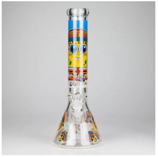 14&quot; Spongebob Graphic 7mm  Bong, Style: Design A