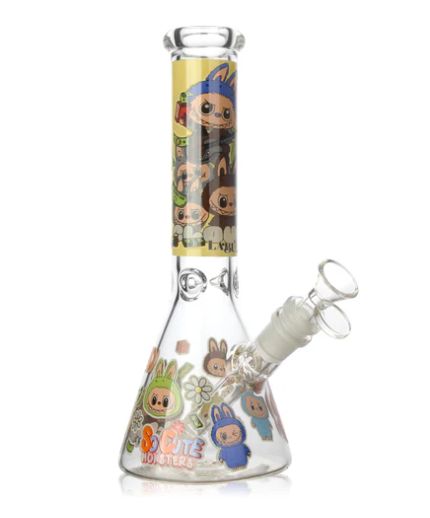 10&quot; Graphic Labubu Bong, Style: Design B