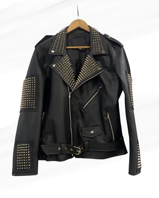 Studded Pleather Jacket