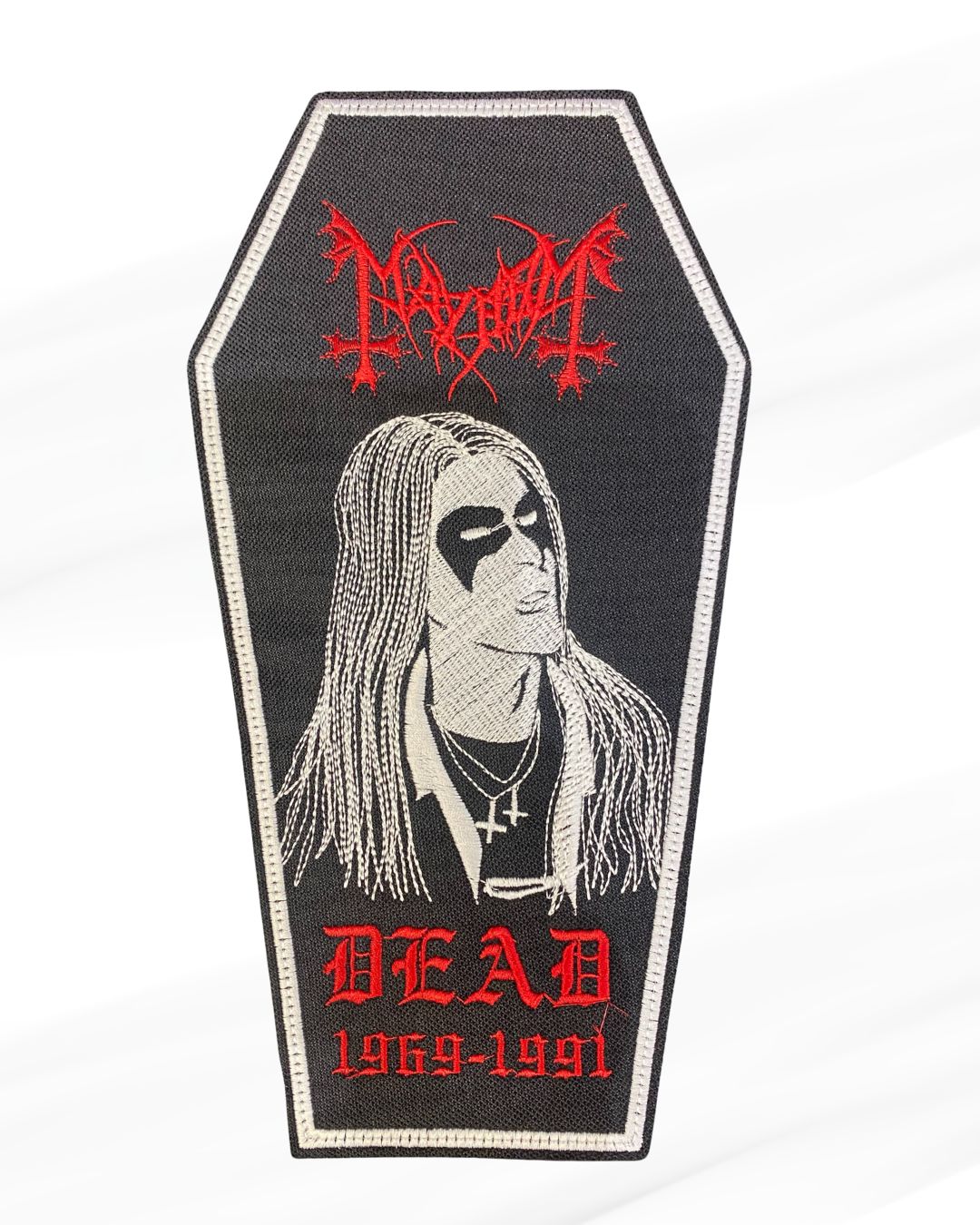Mayhem - Large Embroidered Patch, Style: Dead
