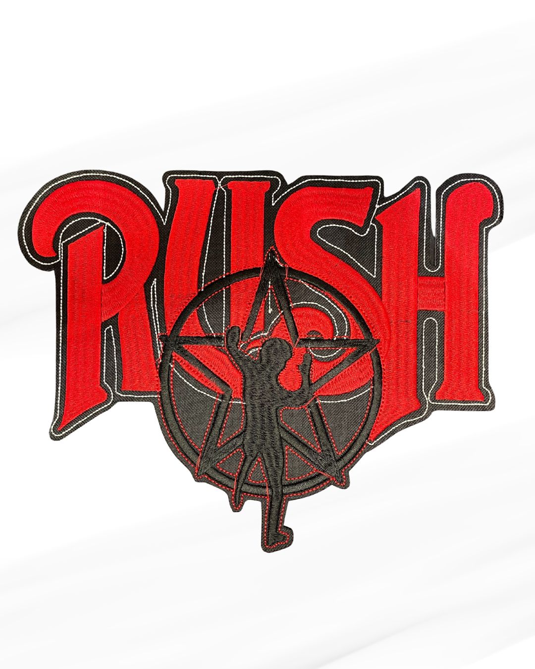 Rush - Large Embroidered Patch, Style: Logo #1