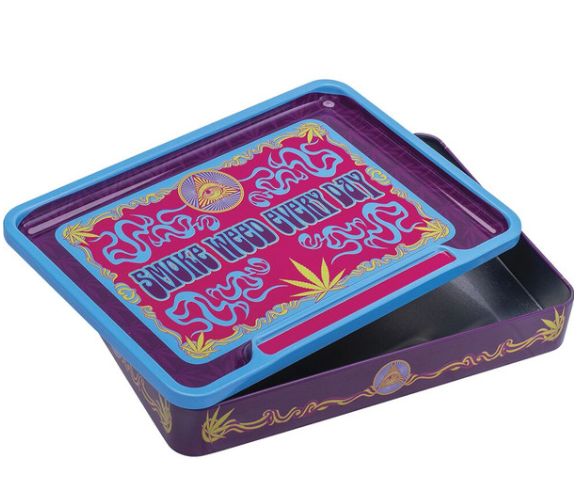 Fujima Leaf Rolling Tray Stash Box, Style: S.W.E.D.