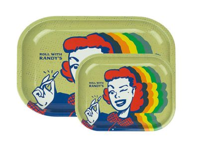 Randy&#39;s Medium Rolling Tray - Vintage Woman