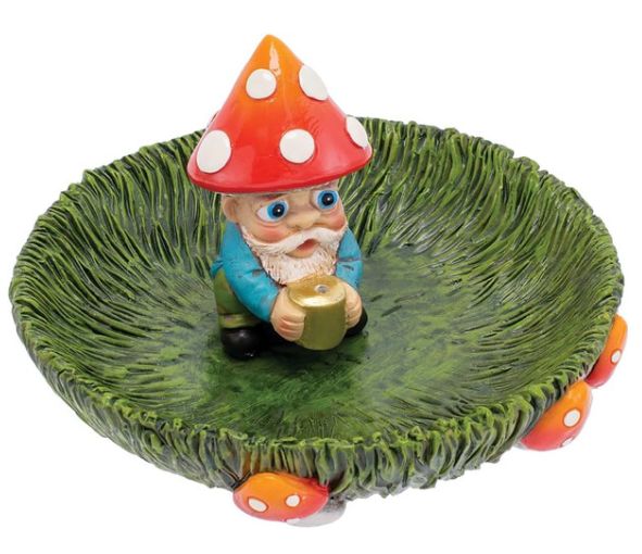 Magnetic Gnome In Grass Incense Burner