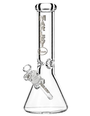 12" Marley 9mm Coloured Logo Beaker