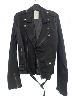 Custom Black Biker Battle Jacket - Bad Brains